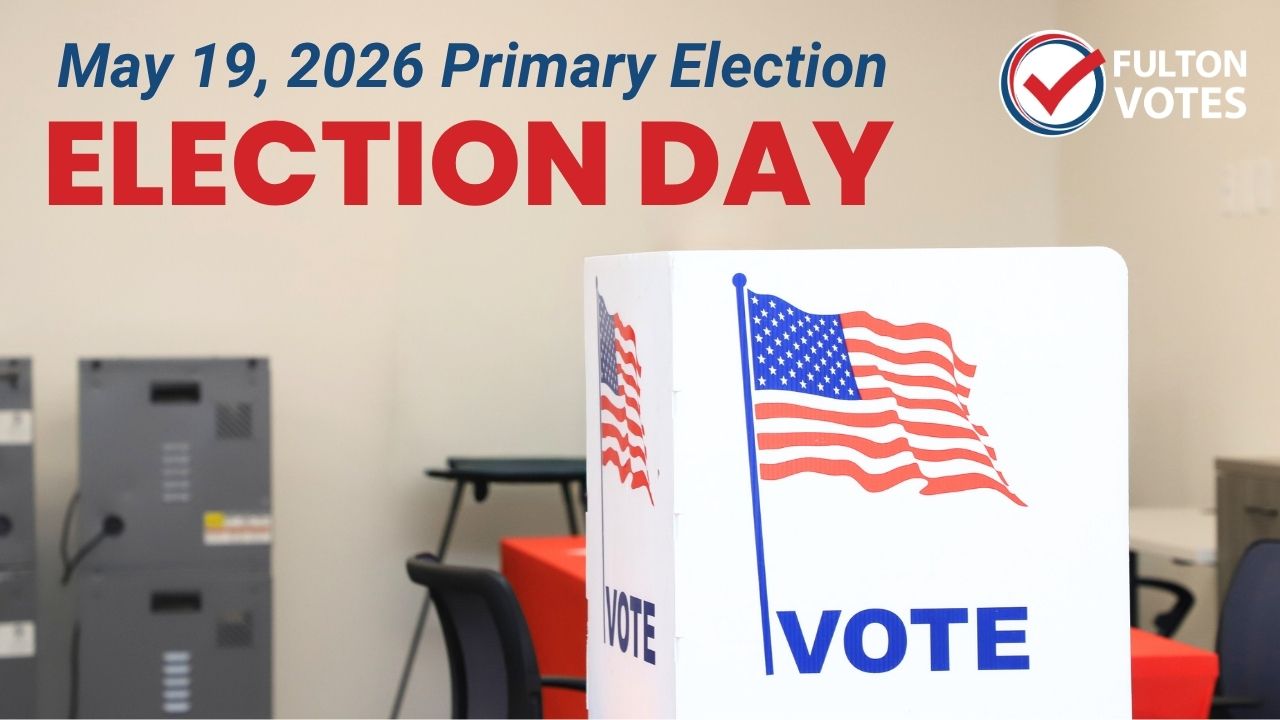 Tuesday, May 19, 2026 Primary Election Day