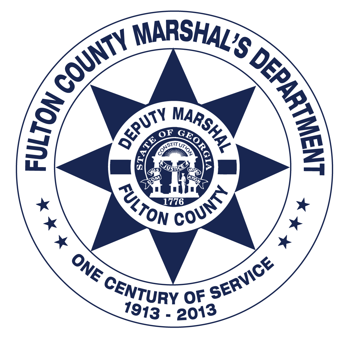 logo for the Fulton County Marshal's Department