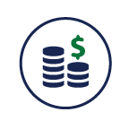 icon representing budget