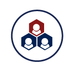 icon representing executive team