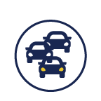 icon representing transportation service for seniors