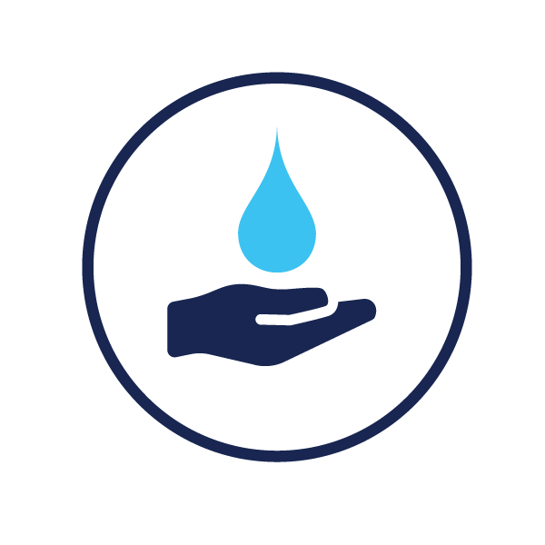 icon representing water volunteer opportunities
