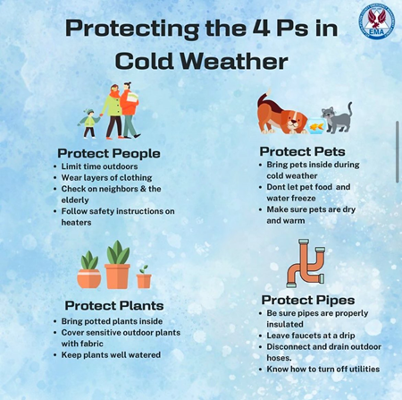 Protecting the 4 P's During Cold Weather