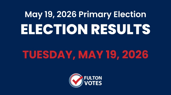 May 19, 2026 Primary Election Results. 